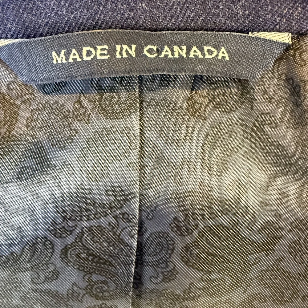 Ralph Lauren mens navy wool blazer